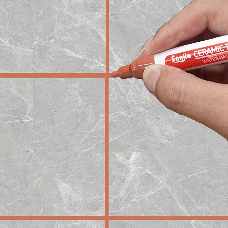 1pcGrout Tile Pen, Tile Paint Marker, Tile Gap Repair Pen, Tile Grout