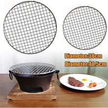 SHZICMY Barbecue Grate 16 Inch Thickened Stainless Steel Charcoal Grate 40.5 Cm Diameter Round Grill Grate - Silver - View 1