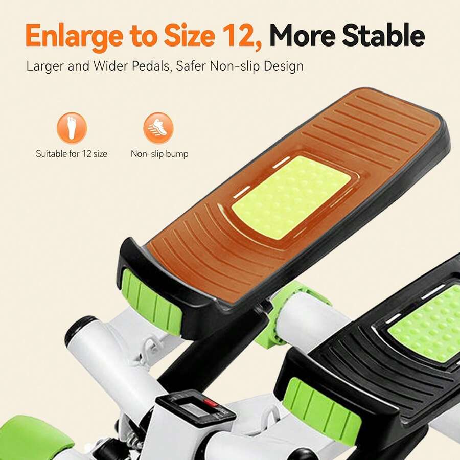 UPGO Mini Steppers Exercise Machine Stair Stepper With Resistance Bands