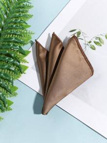 1pc Men's Fashion Casual Versatile Chest Towel, Suit Pocket Square, Handkerchief, Suitable For Business Attire, Party, Meeting