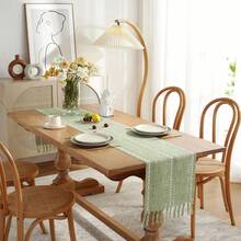 1 chiếc khăn trải bàn màu trơn hiện đại thanh lịch - Trang trí nhà bếp thời trang với điểm nhấn tua rua - Bền và dễ chăm sóc cho bàn ăn & tăng tính thẩm mỹ cho phòng - Nhiều màu - Xem 13