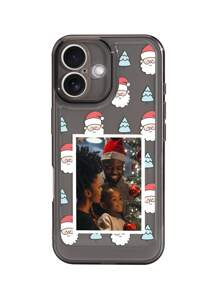 1 pieza Funda de teléfono personalizada de TPU con tema espacial compatible con iPhone 16 Pro Max / Samsung S24 Ultra