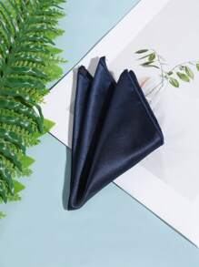 1pc Men's Fashion Casual Versatile Chest Towel, Suit Pocket Square, Handkerchief, Suitable For Business Attire, Party, Meeting