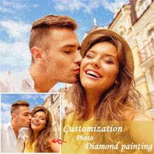 Photo Custom Diamond Painting - Upload Your Photo To Create Your Own Personalized Diamond Painting. Custom Personal Art Photos, Pet Photos, Couple Photos, Family Photos. Full Drill Diamond Painting On Canvas, Mosaic Handmade. Gift Giving, Surprise Gift. The Clearer The Photo, The Better The Result.