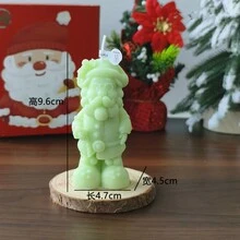 1 nến thơm hình ông già Noel, quà tặng giáng sinh, nến trang trí đạo cụ chụp ảnh quà tặng giáng sinh giáng sinh vui vẻ đêm giáng sinh tiệc giáng sinh - Hồng - Xem 14