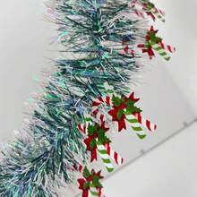 1 件圣诞装饰松枝彩色毛绒吊坠 - 彩色 - 查看 2