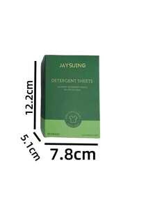 Multi-Purpose Laundry Detergent Cleaning Sheets For Removing Dirt And Grease, Household Cleaning Essential - Multicolor - View 2