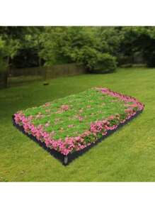 ZhdnBhnos LINSIE 6 Pack Steel Lawn Edging Steel Landscape Edging 40 X 8.46 Inch Steel Landscape Garden Edging Border Metal Divider For Landscaping Lawn Garden Flowerbed, Black The Best Gift/Present For Family&Friends Happy Christmas - Black - View 8