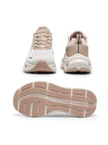 Women Fashion Sneakers Midsole Anti-Slip Comfortable Causal Walking Running Tennis Athletic Gym Workout Shoes With 3M Reflective Strips - Màu Hồng baby - Xem 6