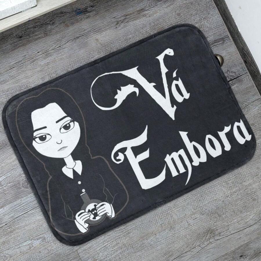 Decorative Non-Slip Entrance Door Mat 40x60 - 黑色 - 查看 1