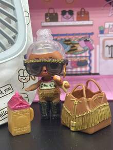 LOL SURPRISE New Surprise Doll Doll Set Series Rare DIY Production Material PVC + Height 8cm Holiday Gift - Multicolor - View 4