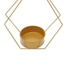 10 Pcs Diamond Vase Metal Geometric Gold Centerpiece Elegant Wedding Centerpieces For Tables For Weddings Party Decoration Centerpiece Table Decorations Party Favors Room Decor Bride - Gold - View 8