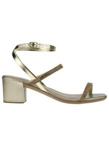 Women Heeled Sandals - 金色 - 查看 3