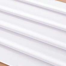 1pc 28x118/157 Inch White Sheer Chiffon Wedding Table Runner, Romantic Rustic Table Runner, White Chiffon Long Table Scarf, Transparent Tulle Table Runner, Elegant Rustic Dining Table Decor, Suitable For Country Style Wedding Reception, Birthday Party, Christmas, Bridal Shower (Multiple Colors Available, Comes With Ribbon) - Solid Color - View 7