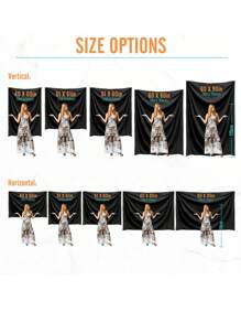 1pc Customized Photo Fleece Blanket, Thick Flannel Material, Can Be Used As Proposal Backdrop Or Wall Hanging, Great Gift For Friends And Family - Multicolor - View 5