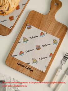 50张,牛皮纸,烘焙纸,耐油食品包装纸,蜡纸,烘焙工具,厨房小工具,厨房配件,家用厨房用品,不同批次订单略有不同 - 彩色 - 查看 13