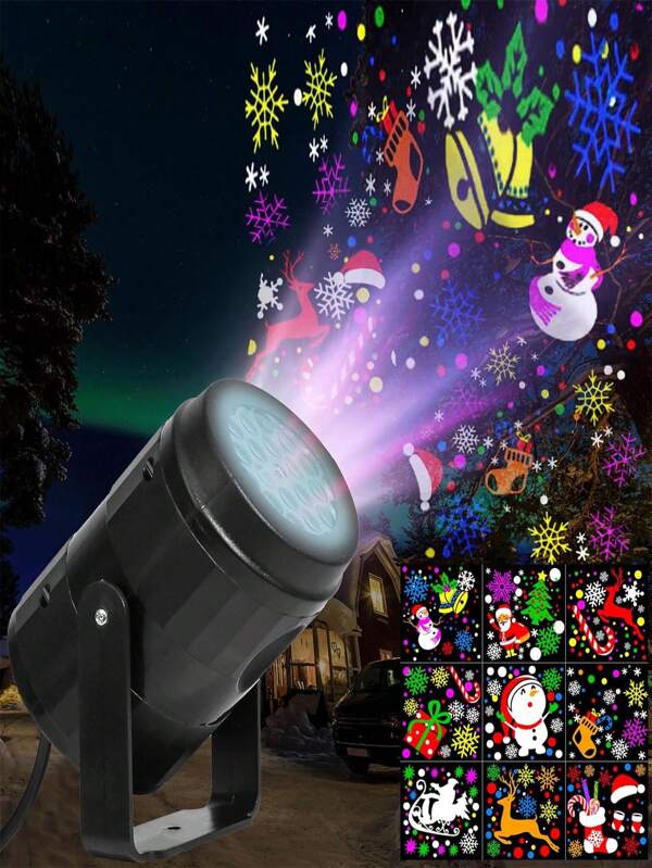 1 PC Star & Moon Projector, USB Powered Rotating Star & Moon Pattern LED Stage Light, Outdoor Festival Lighting Decoration, Party Lamp, Bedroom Night Light Projector, Suitable For Adult Game Room, Home Theater, Ceiling, Home Decor, Wedding, Wall, Camping, Party Christmas Decoration XMAS Decor Christmas Tree Gift Decor Thanksgiving Wedding Autumn Decor Birthday Decorations For Gifts Party Supplies Indoor Outdoor Garden Holiday Festival Decor Halloween Decor Wall Decor Halloween Ornaments