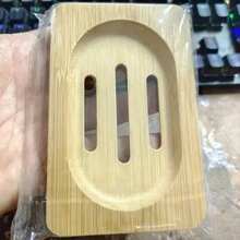 1 hộp đựng xà phòng tre, giá đựng xà phòng chống trượt, giá để xà phòng trên mặt bàn phòng tắm, hộp đựng xà phòng thoát nước, khay đựng xà phòng tre sáng tạo cho phòng tắm - Nhiều màu - Xem 11