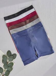 SIX PIECES OF HIGH SUPPORT WOMEN'S BOXERS LIFTS BUTTOCKS - Blue - View 2