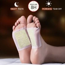 30/60/120 pezzi di cerotti per i piedi al bambù e aceto dorato per migliori risultati, dischetti detossinanti e purificanti contenenti carbone e estratti di erbe, per rilassamento e cura dei piedi, adesivi adatti per cura dei piedi e del corpo, per un sonno migliore