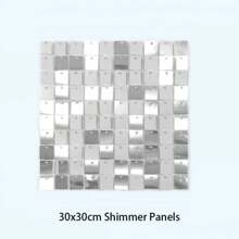 3x6FT Shimmer Wall Backdrop Sequin Panels 18 Packs-Sparkly Backdrop Metallic Tnsel Backdrop,For Bridal Shower Birthday Backdgrounds Advertising Rainbow Silver Ceremony Wedding Parties Panel Engagement Decorations