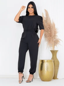 Duna Long Jumpsuit Women's Clothing For Summer - màu đen - Xem 6