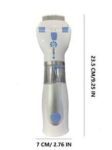 USB-Charged Electric Pet Flea Remover, Flea Cleaning Brush Comb, Lice Removal Comb, Flea Catcher For Pets And Dogs. - White - View 2