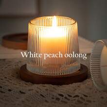 Scented Candle Classic 3oz Jar Single Wick Candle, Over 22 Hours Of Burn Time, Home Office Decor, Outdoor Relax, Bathroom Decor, Ideal Holiday Gift, Thanksgiving Christmas Gift, English Pear And Greesia, Gardenia, Golden Osmanthus, Rosemary And Lavender, White Peach Oolong, Christmas Decorations, Christmas Gifts - Multicolor - View 11