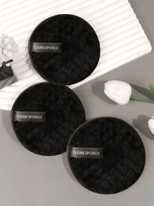 5/1件装可重复使用卸妆棉、化妆刷、化妆海绵、洁面海绵、化妆毛巾、粉扑、散粉扑、定妆粉扑、美妆海绵、化妆刷、柔软蓬松、粉底、眼影、美容工具、化妆海绵、面部刷、眼部刷、眉刷、粉底刷、腮红刷、混合刷、化妆工具、用于混合液体、膏状和粉状产品、多色非乳胶材质、干湿两用粉底化妆海绵、化妆品、便宜、房间装饰、梳妆台、旅行、卧室、化妆配件、粉扑、美妆蛋、散粉扑、化妆海绵、便宜、圣诞礼物、化妆品、化妆工具、便宜货、礼物、送礼佳品女性，圣诞礼物 - 黑色 - 查看 10