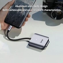 Lexar CFexpress Type B CFE Card Reader High Speed Type-C Interface 8K 10Gbps USB3.2 Gen2 Phone Reader Memory Card Readers - Grey - View 3