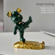 1PC Cute Bear Phone Stand For Desktop Decoration Kawaii Phone Stand Universal Desktop Phone Stand, Best Friends Couple Gifts For All Mobile Smartphone Tablets.Suitable For Desk, Bedside, Living Room, Study, Bedroom, Gift.(4 Style Available)