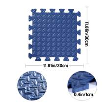 0.4 Inch/18pcs Play Mat Thick Square Puzzle Mat,30*30cm EVA Foam Play Mat For Children Room Activities With PVC Bag