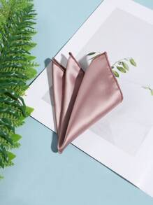1pc Men's Fashion Casual Versatile Chest Towel, Suit Pocket Square, Handkerchief, Suitable For Business Attire, Party, Meeting