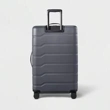 Open Story Hardside Large Checked Luggage Hardshell Spinner Suitcase, Gray - 1 - 查看 9