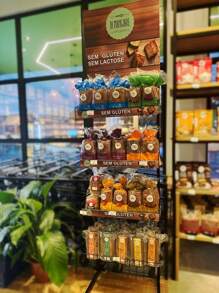 Dismountable Display Stand For Shops With 4 Baskets - 黑色 - 查看 5
