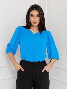 Women Tops - Blue - View 1