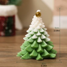 1 件圣诞树香薰蜡烛装饰香味伴侣礼物创意礼盒圣诞礼物生日礼物装饰 - 彩色 - 查看 3