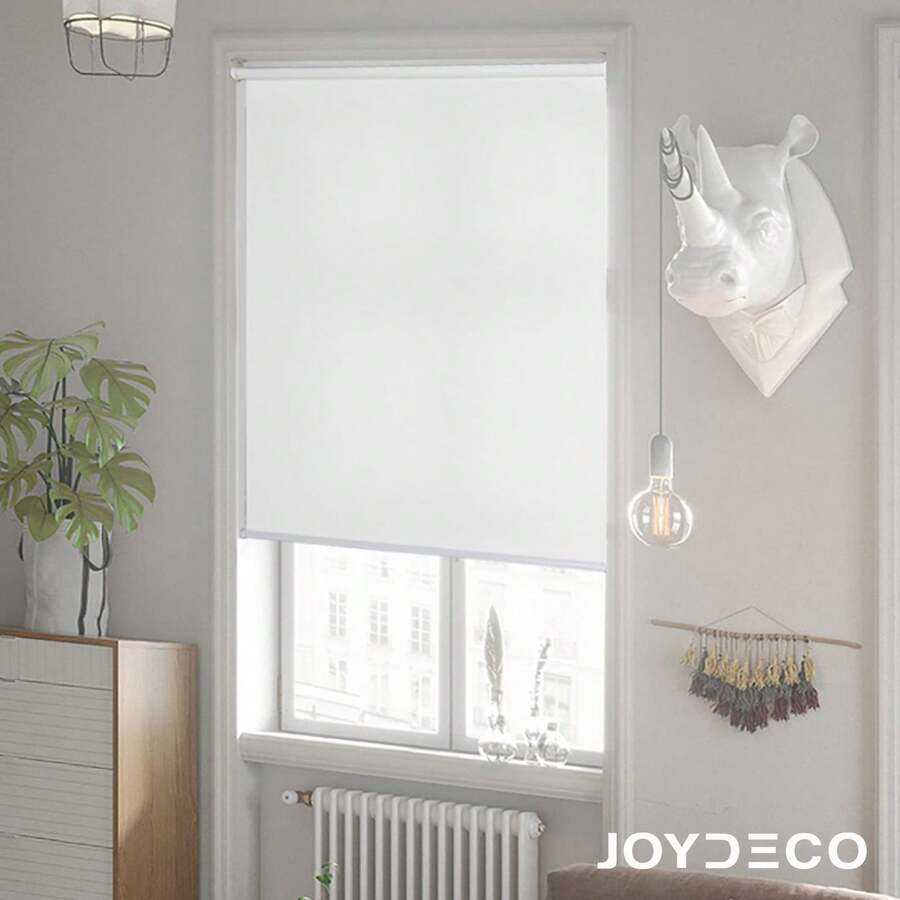 Joydeco Blackout Fabric Roller Blinds For Windows, Thermal Roller