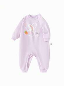 Balabala Baby Romper Cute And Autumn Outerwear - Purple - View 4