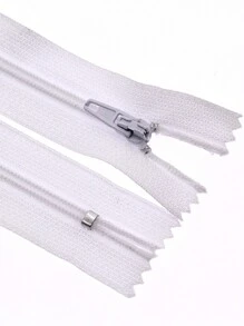 10PCS 9 Inch-20 Inch (23cm-51cm) Invisible Zippers Nylon Coil Zippers Aluminum Wire Closed Tail For Tailors Handcraft Sewing Cloth Accessories