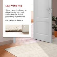 SHEIN X Heather Rae Nuloom Rigo Hand Woven Farmhouse Jute Area Rug For Bedroom, Dining Room, Living Room, Hallway, Office, Kitchen, Entryway