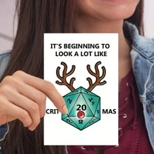 非常适合游戏玩家 - 幽默主题圣诞贺卡是游戏爱好者的理想礼物，适用于万圣节、周年纪念日、生日等 - 均碼 - 查看 8