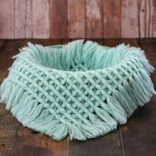 Manta de fotografía para bebés como accesorio de cesta, mantas blandas para fotografía de bebés recién nacidos, relleno para cestas de sesión de fotos, manta de fondo para baby shower, decoraciones y regalos para baby shower y Pascua, para niñas/niños - Multicolor - Ver 20