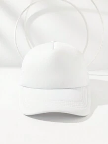 1pc Women's Solid Color Mesh Baseball Cap For Daily Wear Or Party Halloween - Multicolor - View 12