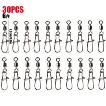 Fishing Swivels Snaps Set, Rolling Bearing Swivel With Duo Lock Snap Connector For Saltwater Freshwater Fishing