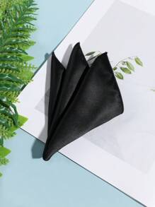 1pc Men's Fashion Casual Versatile Chest Towel, Suit Pocket Square, Handkerchief, Suitable For Business Attire, Party, Meeting