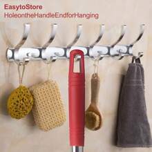 适用于 O-Cedar/EasyWring 旋转拖把系统的替换手柄，4 节式拖把杆，长度 2.5 至 5 英尺，兼容三角形旋转拖把底座，红色。注意：底座仅兼容 EasyWring 旋转拖把系统！安装简便。 - 紅色 - 查看 5