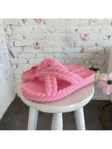 X-Cloud Traced Platform Sandal Comfortable And Lightweight Flip Flop - Màu Hồng baby - Xem 4