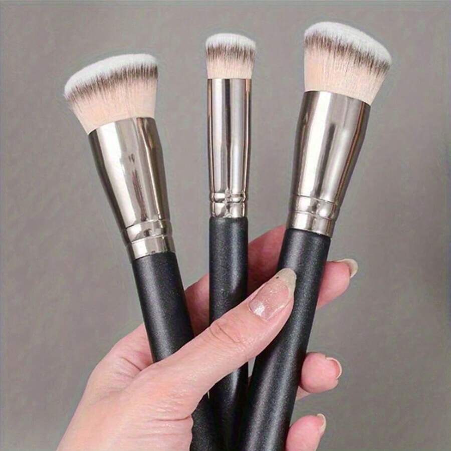 3支装专业底妆遮瑕刷,助您轻松均匀地涂抹液体和膏状化妆品,化妆刷套装,化妆刷组合,化妆刷套装,全套化妆工具,化妆刷套装,全套化妆工具,化妆刷套装,化妆刷套装,化妆礼盒套装 - 彩色 - 查看 1