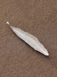 1pc Gold, Silver, Bronze, Green Long Leaf Metal Incense Stick Holder Plate, Rama Incense Burner - Gold - View 23